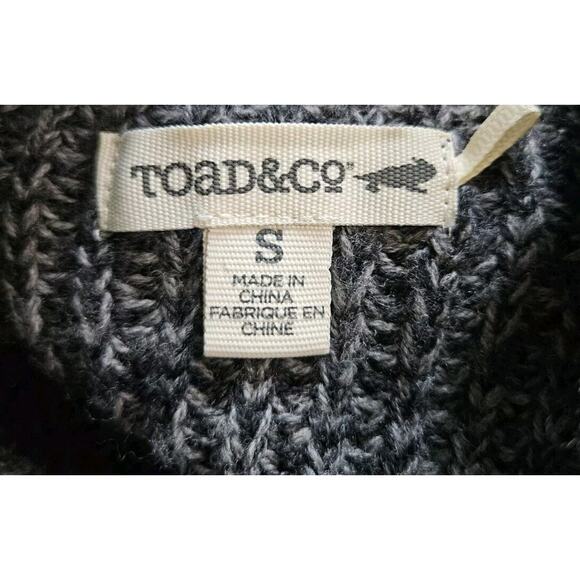 Toad & Co. Makenna Merino Wool Sweater Vest Womens Gray Size Small - Picture 3 of 4